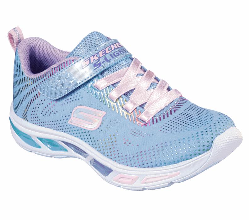 Skechers Flickor Rosa Sneakers - S Lights: Litebeams - Gleam N' Dream - Sverige (OEMGD-5846)